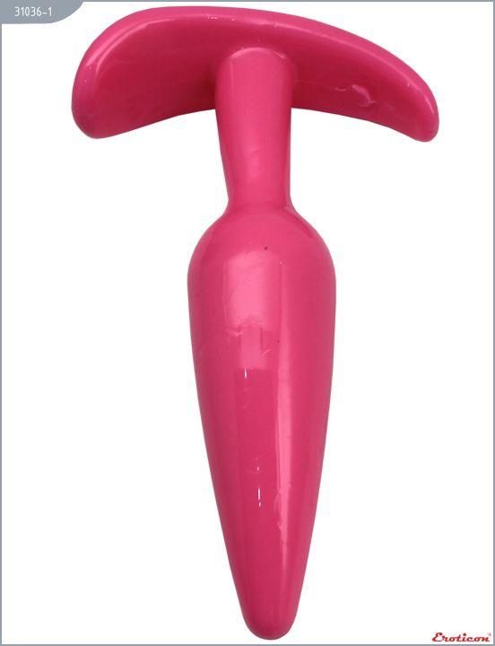 Розовая анальная пробка для ношения - 12 см. от Intimcat