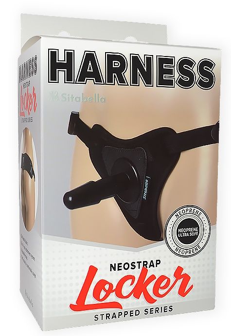 Черные трусики для страпона HARNESS Locker размера XS-M от Intimcat