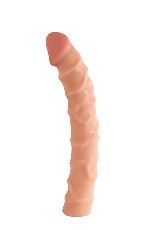 Телесный фаллос-гигант BIGSTUFF DONG 11INCH - 28 см.