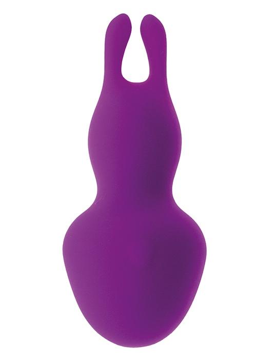 Клиторальный вибратор в форме фиолетовой медузы JOJO Jellyfish - 10,2 см. - силикон
