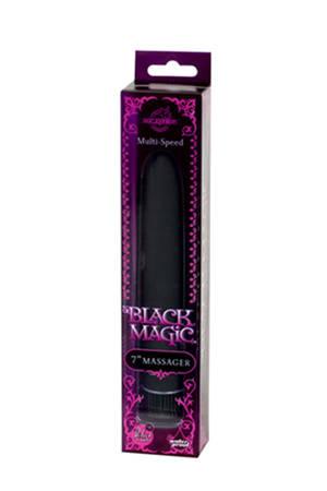 Вибромассажер BLACK MAGIC - 15 см.