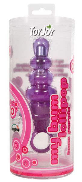 Анальный вибростимулятор My Bum Lollipop Vibro Butt Plug Purple - 8,5 см. - гель