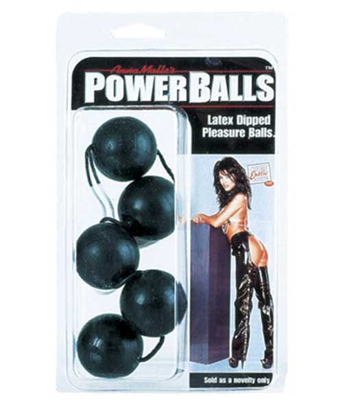 Цепочка из пяти латексных шариков Power Balls от Intimcat