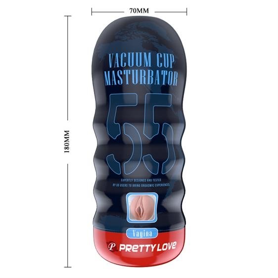 Мастурбатор-вагина Vacuum Cup Masturbator - термопластичная резина (TPR)