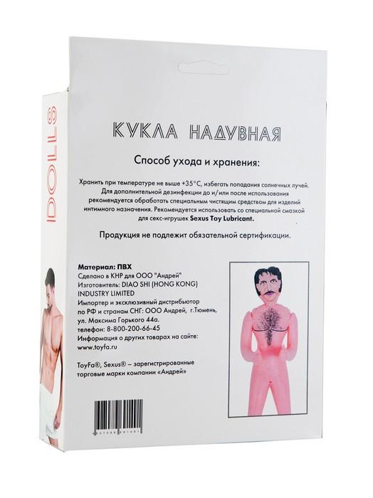 Надувная секс-кукла мужского пола JACOB - поливинилхлорид (ПВХ, PVC)