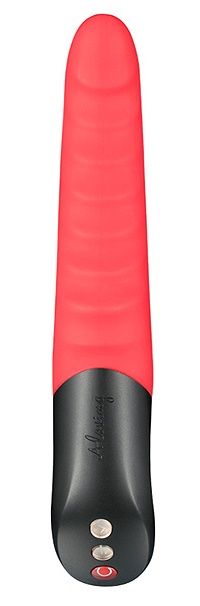 Красный вибромассажер JAGUAR с 10 режимами вибрации - 23,7 см. от Intimcat