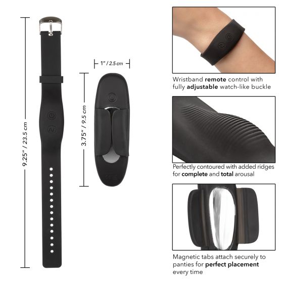 Стимулятор в трусики с пультом-браслетом Lock-N-Play Wristband Remote Panty Teaser от Intimcat