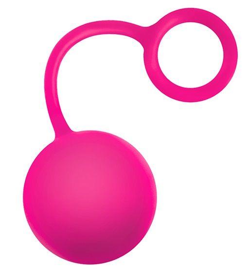 Розовый вагинальный шарик INYA Cherry Bomb Pink - силикон