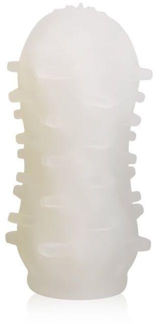 Белый мастурбатор Zemalia Marshmallow - Термопластичная резина (TPR)