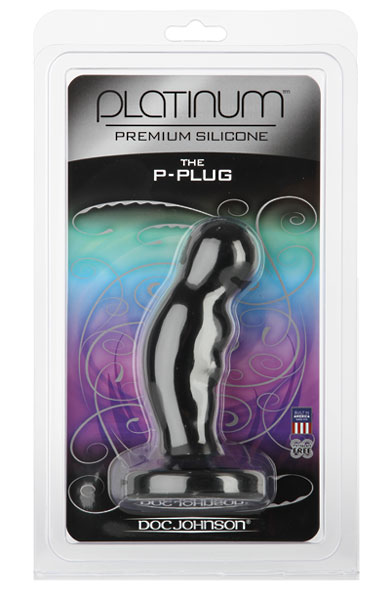 Анальный стимулятор простаты P-Plug Platinum Silicone - 11,2 см. - силикон