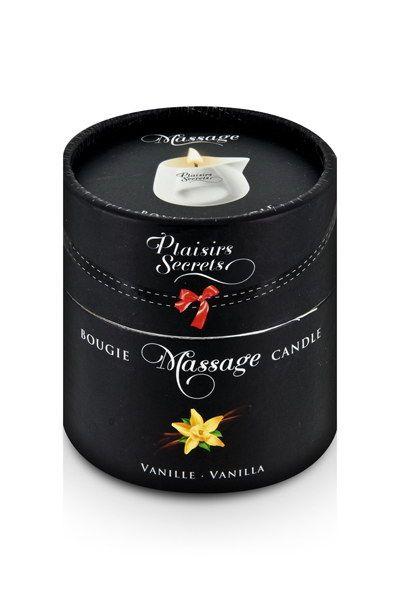 Массажная свеча с ароматом ванили Bougie Massage Gourmande Vanille - 80 мл. - 
