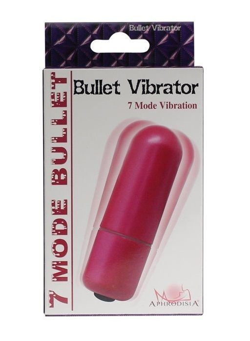 Розовая вибропуля 7 Models Bullet - 5,7 см. от Intimcat