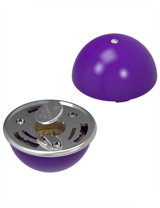 Фиолетовое виброяйцо с пультом управления Remote Cherry от Intimcat