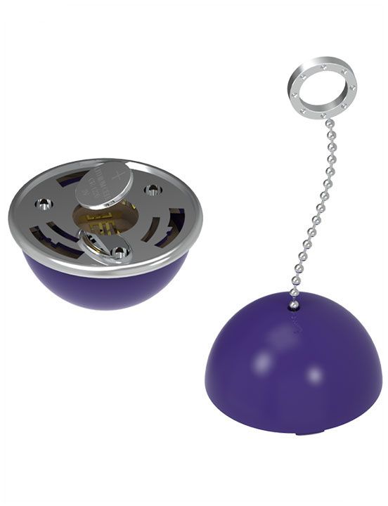 Фиолетовые виброшарики с пультом управления K-Balls от Intimcat