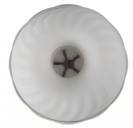 Белый вибромастурбатор Robin - 19,8 см. - анодированный пластик, силикон