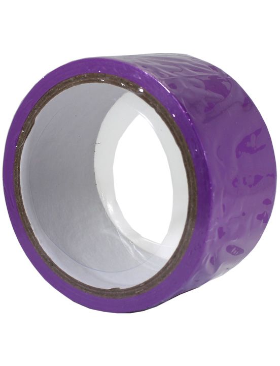 Фиолетовый скотч для связывания Bondage Tape - 15 м. - поливинилхлорид (ПВХ, PVC)