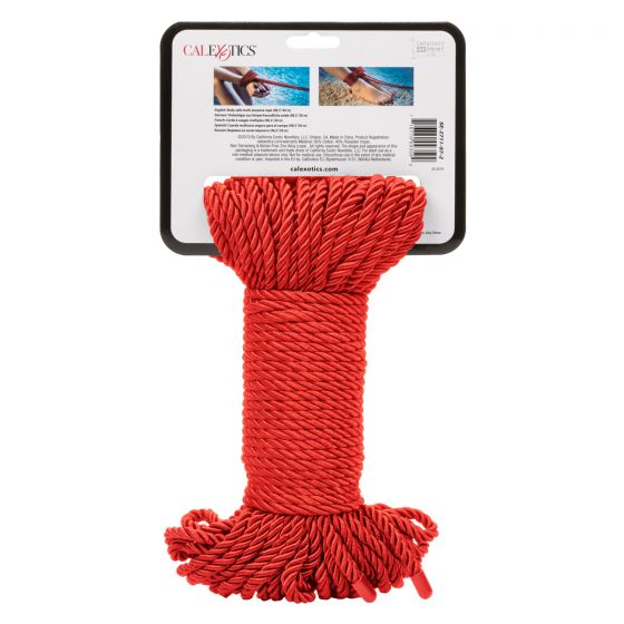 Красная веревка для связывания BDSM Rope - 30 м. от Intimcat
