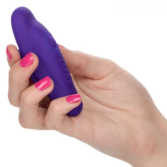 Фиолетовый стимулятор в трусики Lock-N-Play Remote Pulsating Panty Teaser - фото 5