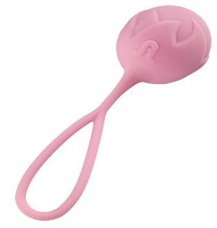 Нежно-розовый вагинальный шарик Geisha Ball Mia - силикон