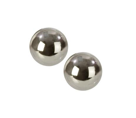Серебристые вагинальные шарики Silver Balls In Presentation Box - металл