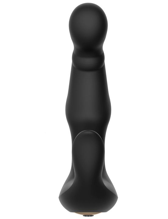 Черный вибратор Charles II - 16,5 см. от Intimcat