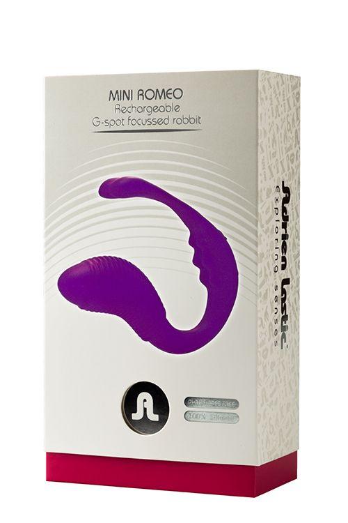 Фиолетовый вибратор для пар Mini Romeo - силикон