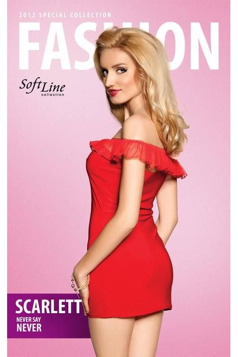 Платье Scarlett с открытыми плечами SoftLine