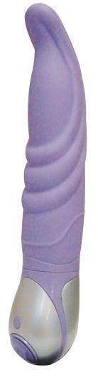 Фиолетовый вибратор Mantra из серии VIBE THERAPY - 19 см. - силикон