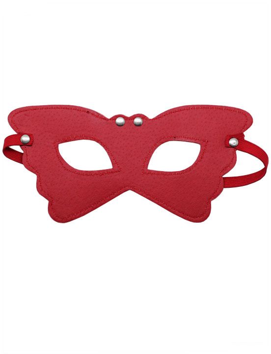 Красная маска Butterfly на резиночке от Intimcat