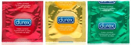 Презервативы с фруктовыми вкусами Durex Fruity Mix - 12 шт. - латекс
