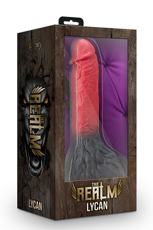 Реалистичный фаллоимитатор Lycan Lock On Werewolf Dildo - 26,7 см. - силикон