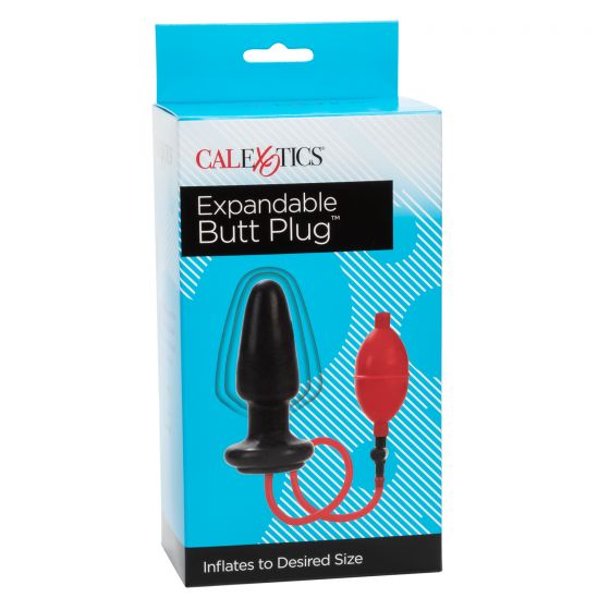 Анальная пробка Expandable Butt Plug с функцией подкачки - 9,5 см. California Exotic Novelties