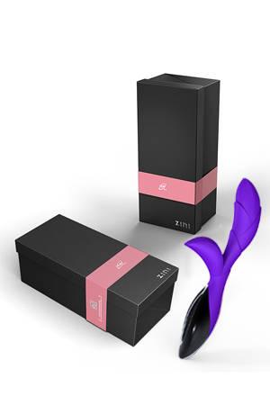Фиолетовый вибратор хай-тек ZINI HUA