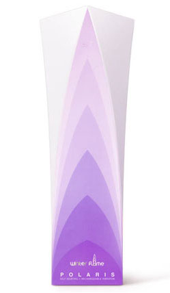 Фиолетовый вибромассажер с подогревом Polaris - 26,9 см. - термопластичная резина (TPR)