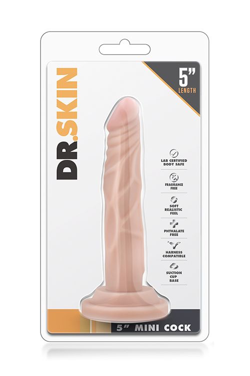 Телесный фаллоимитатор-реалистик 5 Inch Mini Cock на присоске - 14,6 см. Blush Novelties