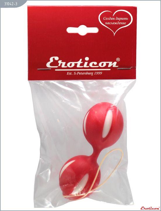 Красные вагинальные шарики с петлей от Intimcat