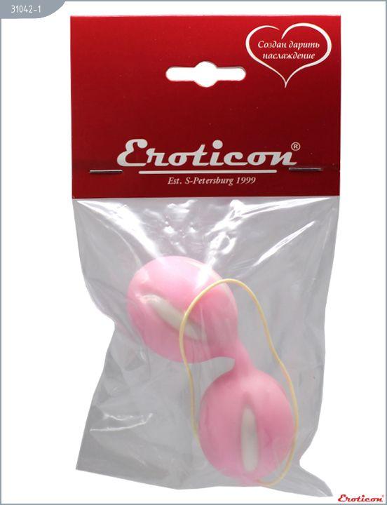 Розовые вагинальные шарики для тренировки интимных мышц от Intimcat