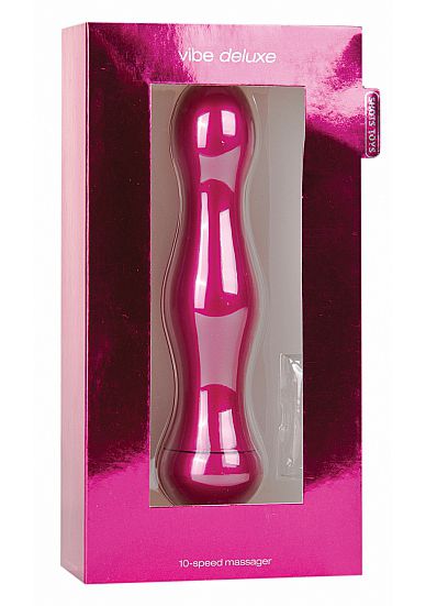Вибратор Vibe Deluxe Pink - 16,5 см. - ABS-пластик