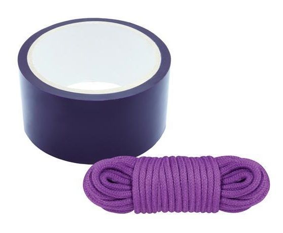 Комплект для связывания BONDX BONDAGE RIBBON   LOVE ROPE PURPLE