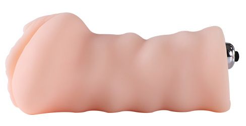 Телесный мастурбатор-вагина Real Women Vibration - термопластичный эластомер (TPE)