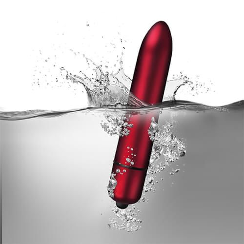Красный мини-вибратор Rouge Allure - 16 см. - анодированный пластик (ABS)