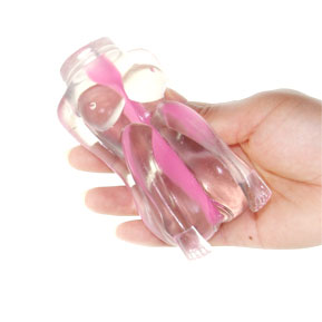 Прозрачный мастурбатор в виде миниатюрной девушки - термопластичная резина (TPR)