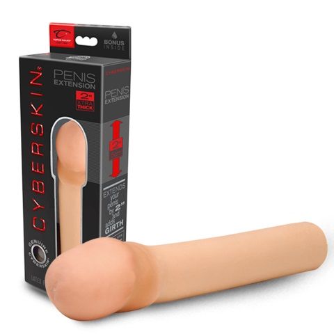 Насадка-удлинитель CyberSkin- 2 inch Xtra Thick Transformer Penis Extension - 20,32 см. - CyberSkin