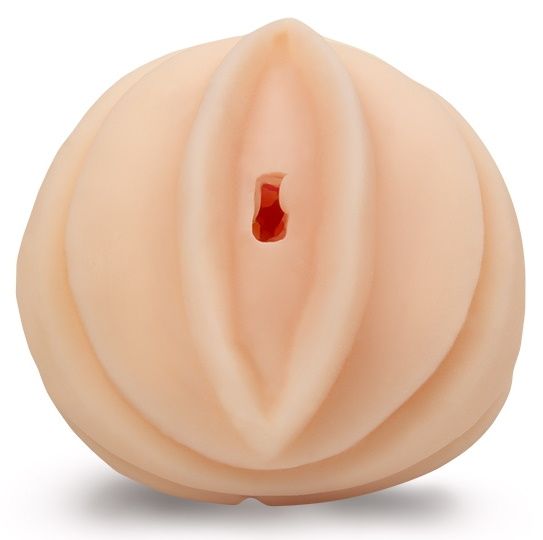 Телесный мастурбатор-вагина с узеньким входом - БИОкожа
