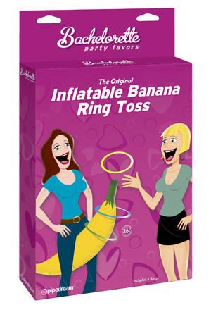 Игра - банан с резиновыми кольцами