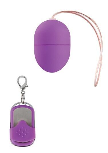 Гладкое фиолетовое виброяйцо 10 Speed Remote Vibrating Egg Small