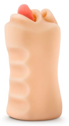 Телесный мастурбатор-ротик с язычком Oral Anne от Intimcat
