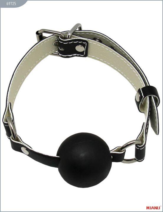 Набор БДСМ-девайсов из чёрной кожи на мягкой подкладке: наручники, наножники, ошейник с поводком, кляп от Intimcat