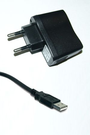 Адаптер СЗУ c USB-разъёмом для зарядки вибромассажеров - пластик