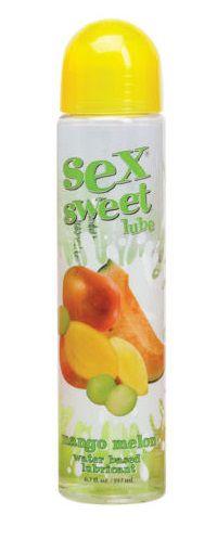 Вкусовой лубрикант с ароматом манго и дыни Sex Sweet Lube - 197 мл.